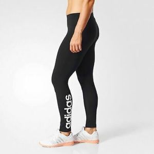 Adidas Essentials Black Linear Leggings